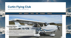 Desktop Screenshot of curtinflyingclub.com.au